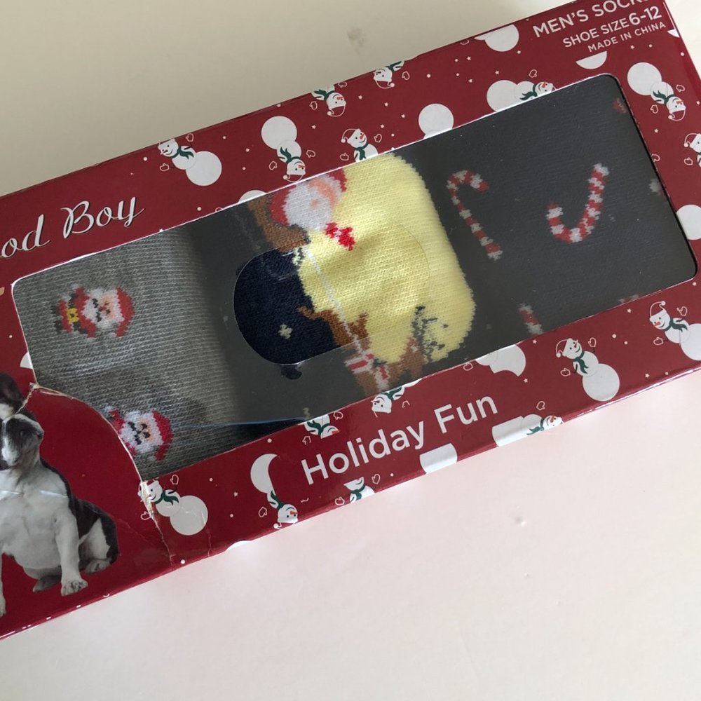 GOOD BOY 3 Pack Men's Fun Socks NIB